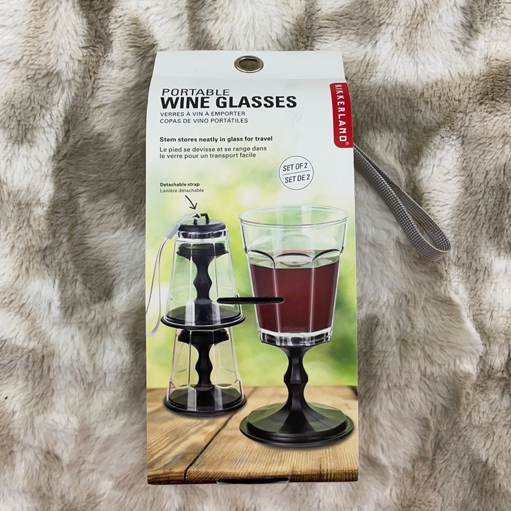 ✨NWT•Portable wine glasses